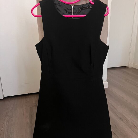 Zara Basic Womens Mini Dress L Black - Picture 2 of 5